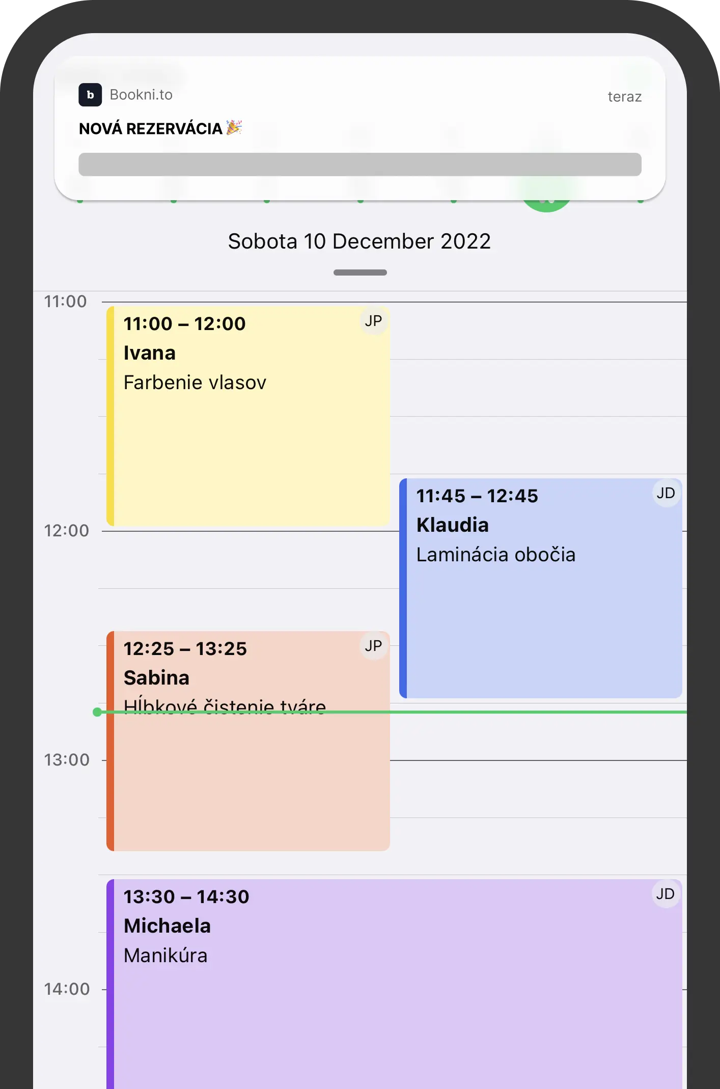 Screenshot appky pre podniky
